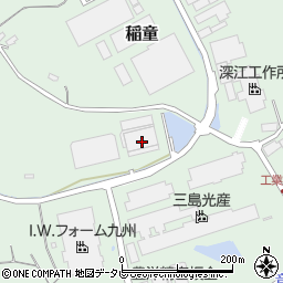 住江工業株式会社九州工場周辺の地図