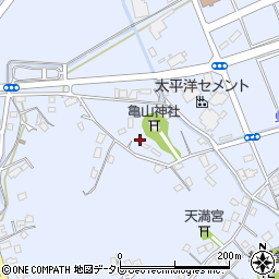 亀山神社周辺の地図