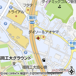 洋服の青山福岡新宮店周辺の地図