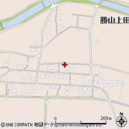 福岡県京都郡みやこ町勝山上田周辺の地図