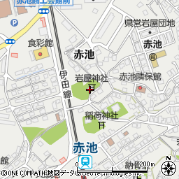 岩屋神社周辺の地図