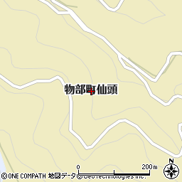 高知県香美市物部町仙頭周辺の地図
