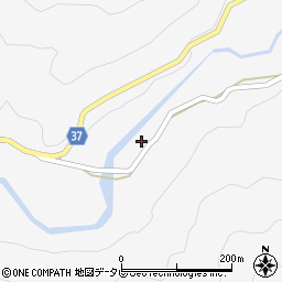 徳島県海部郡海陽町小川椋野々周辺の地図