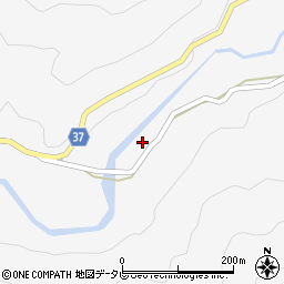徳島県海陽町（海部郡）小川（椋野々）周辺の地図