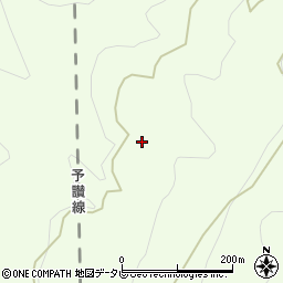 愛媛県伊予市中山町佐礼谷2-223周辺の地図