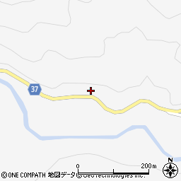 徳島県海陽町（海部郡）小川（大向）周辺の地図