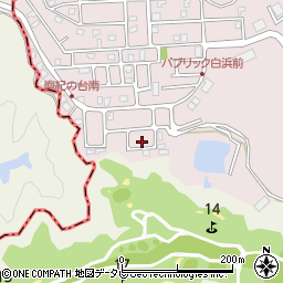 和歌山県西牟婁郡上富田町南紀の台58-7周辺の地図