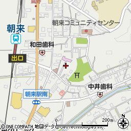 檪原神社周辺の地図