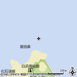 阪田鼻周辺の地図