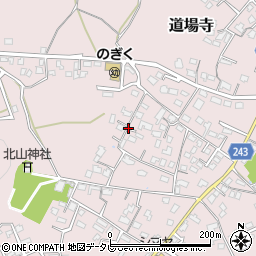 福岡県行橋市道場寺周辺の地図