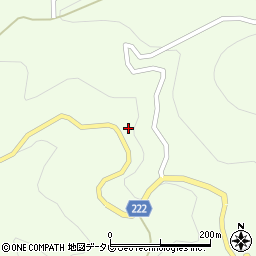 愛媛県伊予市中山町佐礼谷191周辺の地図