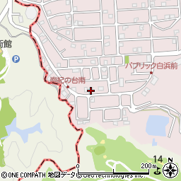 和歌山県西牟婁郡上富田町南紀の台55-22周辺の地図