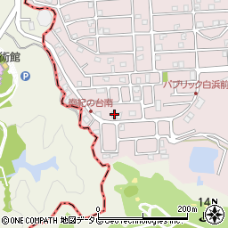 和歌山県西牟婁郡上富田町南紀の台55-23周辺の地図