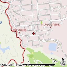 和歌山県西牟婁郡上富田町南紀の台55-16周辺の地図