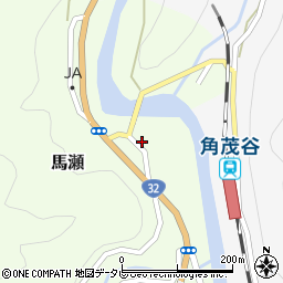 高知県長岡郡大豊町馬瀬155周辺の地図