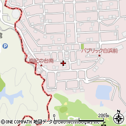 和歌山県西牟婁郡上富田町南紀の台55-11周辺の地図