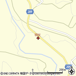 愛媛県上浮穴郡久万高原町上畑野川1958周辺の地図