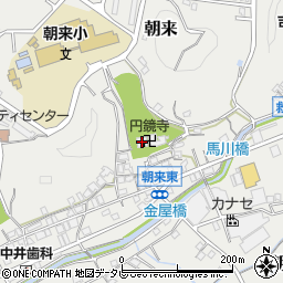 圓鏡寺周辺の地図