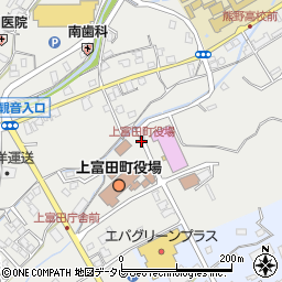上富田町役場周辺の地図