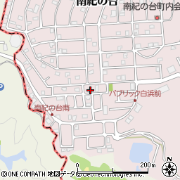 和歌山県西牟婁郡上富田町南紀の台52-36周辺の地図