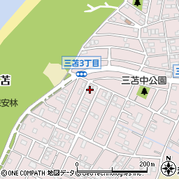 ブルースカイハイツ周辺の地図