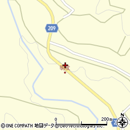 愛媛県上浮穴郡久万高原町上畑野川1968周辺の地図