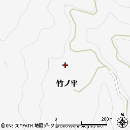和歌山県田辺市竹ノ平16周辺の地図