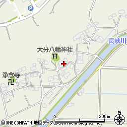 福岡県行橋市上稗田周辺の地図