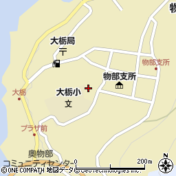 高知県香美市物部町大栃1389-2周辺の地図