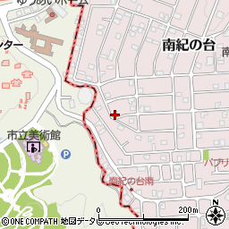 和歌山県西牟婁郡上富田町南紀の台40-27周辺の地図