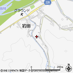 和歌山県西牟婁郡上富田町岩田734周辺の地図