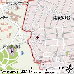 和歌山県西牟婁郡上富田町南紀の台40-15周辺の地図