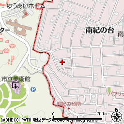 和歌山県西牟婁郡上富田町南紀の台40-16周辺の地図