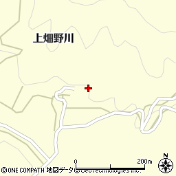 愛媛県上浮穴郡久万高原町上畑野川甲-1633周辺の地図