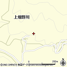 愛媛県上浮穴郡久万高原町上畑野川甲-1641周辺の地図