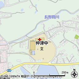 行橋市立仲津中学校周辺の地図