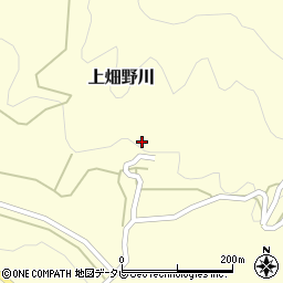 愛媛県上浮穴郡久万高原町上畑野川甲-1651周辺の地図