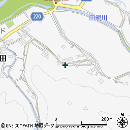 和歌山県西牟婁郡上富田町岩田832周辺の地図