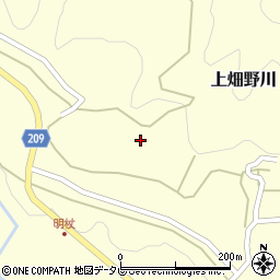 愛媛県上浮穴郡久万高原町上畑野川甲-1701周辺の地図