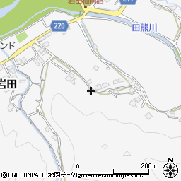 和歌山県西牟婁郡上富田町岩田831周辺の地図