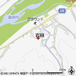 和歌山県西牟婁郡上富田町岩田695周辺の地図