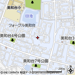 美和台10号公園周辺の地図
