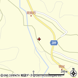 愛媛県上浮穴郡久万高原町上畑野川1900周辺の地図