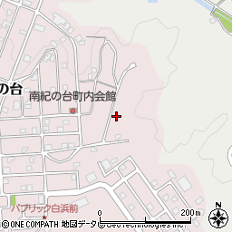 和歌山県西牟婁郡上富田町南紀の台26-15周辺の地図