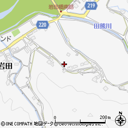 和歌山県西牟婁郡上富田町岩田887周辺の地図