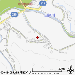 和歌山県西牟婁郡上富田町岩田852周辺の地図