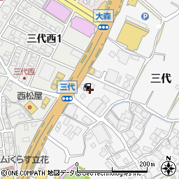 株式会社西日本宇佐美　九州支店３号第２新宮店周辺の地図