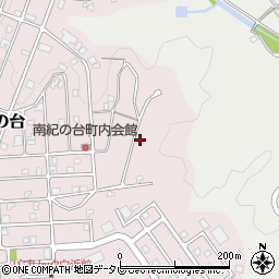 和歌山県西牟婁郡上富田町南紀の台26-17周辺の地図