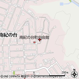 和歌山県西牟婁郡上富田町南紀の台28-6周辺の地図