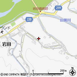 和歌山県西牟婁郡上富田町岩田894周辺の地図